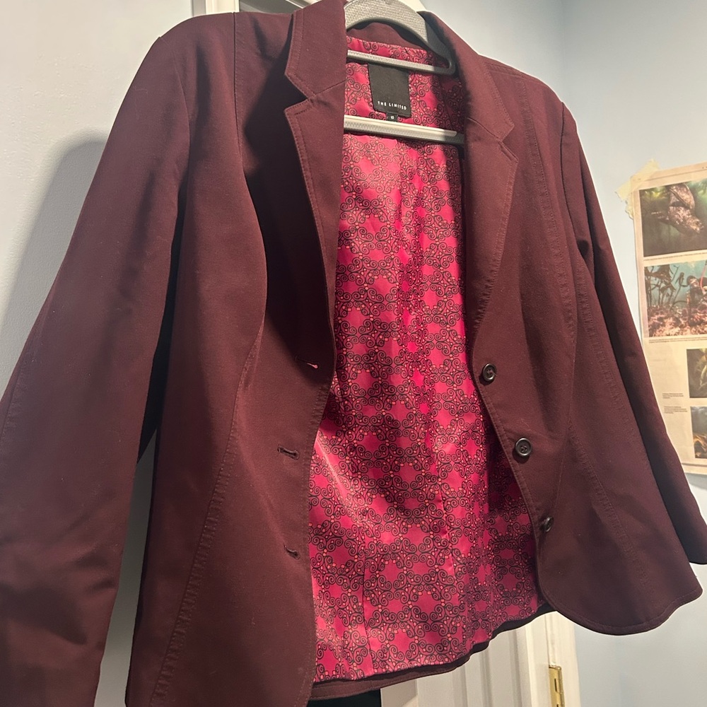 The Limited Dark Red Women's Blazer